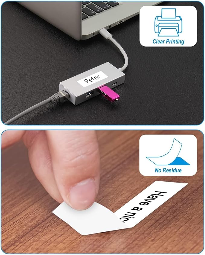 Weemay 1/2" Label Maker Refills Compatible - Image 5