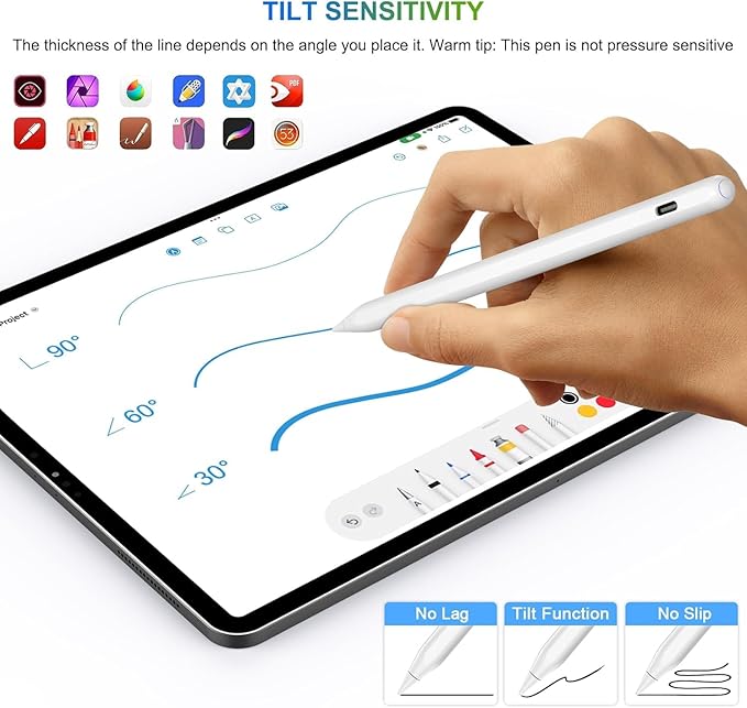 Pencil 2nd Generation Magnetic Wireless Charging: HATOKU Stylus Pen - Image 4