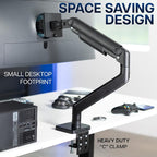 VIVO Heavy Duty Aluminum Ultrawide Monitor Tension Arm - Image 8