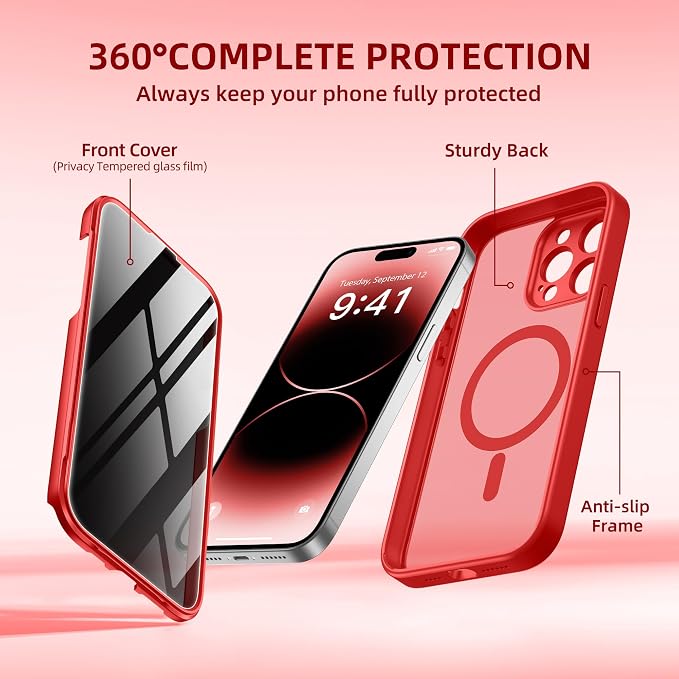 BERFY Magnetic for iPhone 14 Pro Max Case, Compatible - Image 8