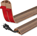 Floor Cord Cover for Wires on Floor Self Adhesive Cord Hider Floor Cable by EYAYEN