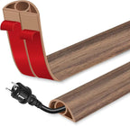 Floor Cord Cover for Wires on Floor Self Adhesive Cord Hider Floor Cable by EYAYEN