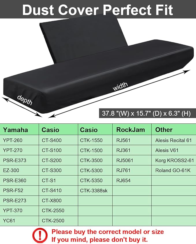 Stretchy Electric Piano Keyboard Covers - Image 3
