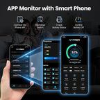 12.8V 100AH Group 31 Bluetooth LiFePO4 Lithium Battery - Image 4