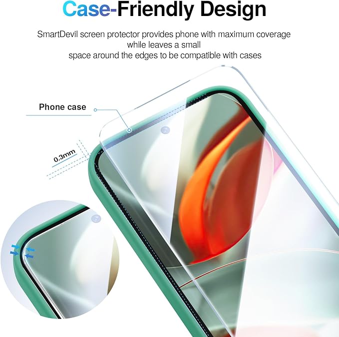 SMARTDEVIL [3+1 Pack Screen Protector - Image 7