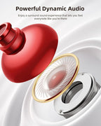 PocBuds Bluetooth Headphones Wireless Earbuds 80hrs Playtime Wireless Charging - Image 5