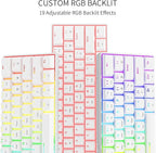 Newmen GM610 60% Wireless Mechanical Gaming Keyboard, Wired/Bluetooth/2.4G - Image 5