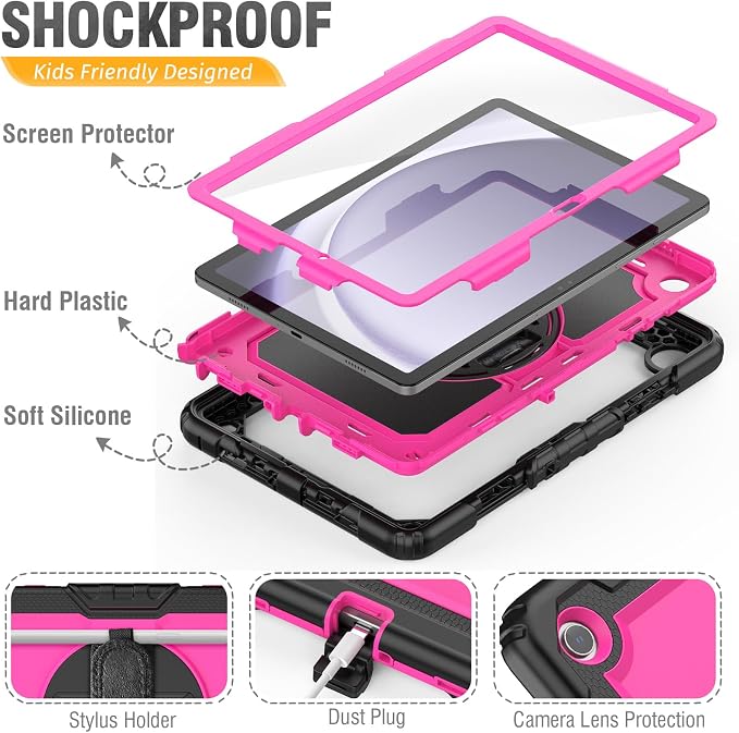 HXCASEAC Case for Samsung Galaxy Tab A9+/ A9 Plus 11 Inch, Protective - Image 8