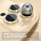 Choiche [3+1 for iPhone 14 Pro/iPhone 14 Pro Max Camera Lens Protector Bling - Image 3