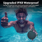 Monster Bluetooth Speaker, IPX8 Shower Speaker Waterproof, Extra Long Playtime - Image 3