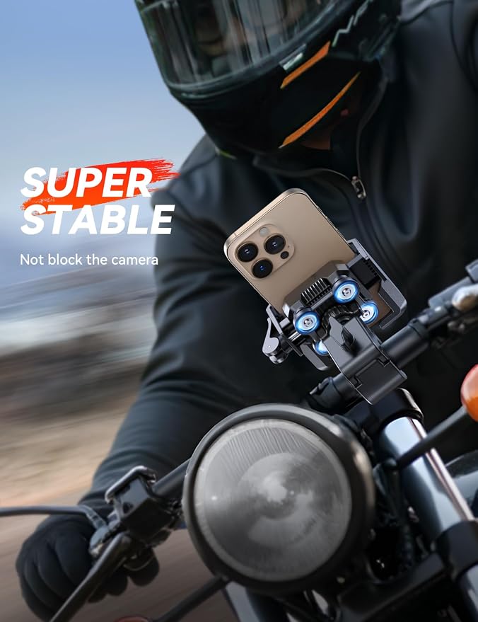 JOYROOM Motorcycle Phone Mount Holder - Image 2