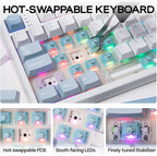 EPOMAKER TH108 Full Size Mechanical Keyboard, Wireless Gaming Keyboard - Image 7