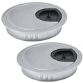 2 Pcs Desk Grommet 2-3/8" / 60 mm, Desk Cord Hole Cover, Cable Grommet Metal by EASYEAH
