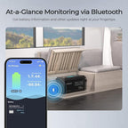 Renogy 12V 200Ah Bluetooth Lifepo4 Battery, Bulit in 200A BMS Lithium Deep - Image 2