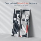 Redragon K668 RGB Gaming Keyboard, 108 Keys Wired Mechanical Keyboard w/Extra 4 - Image 6