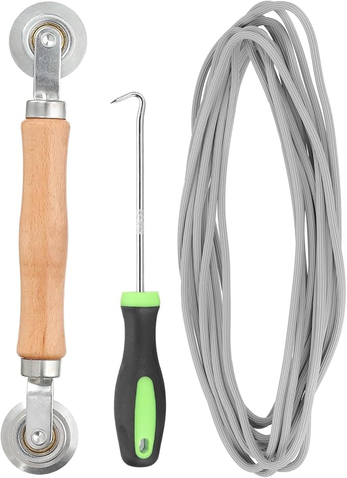 uxcell Screen Repair Kit, 0.16"x 9.8 ft Window Screen Spline by uxcell
