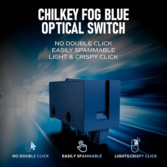 Chilkey Glacier LW 8K M Wireless Gaming Mouse - 49g Super Lightweight - Dual 8K - Image 5