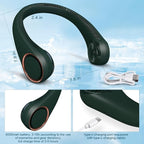CIVPOWER Neck Fan: Portable Personal Neck Cooling Rechargeable Bladeless Fan - Image 4