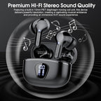 Wireless Earbuds, IP7 Waterproof in Ear Earphones, LED Display Ear Buds - Image 4