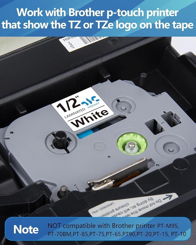 Weemay 1/2" Label Maker Refills Compatible - Image 7