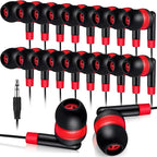 Kanayu 100 Pack Wired Earbuds Bulk by Kanayu