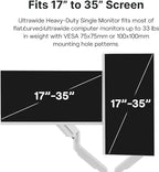 Pixio PS2D White Ultrawide Heavy-Duty Premium Dual Monitor Arm Stand Desk Mount - Image 2