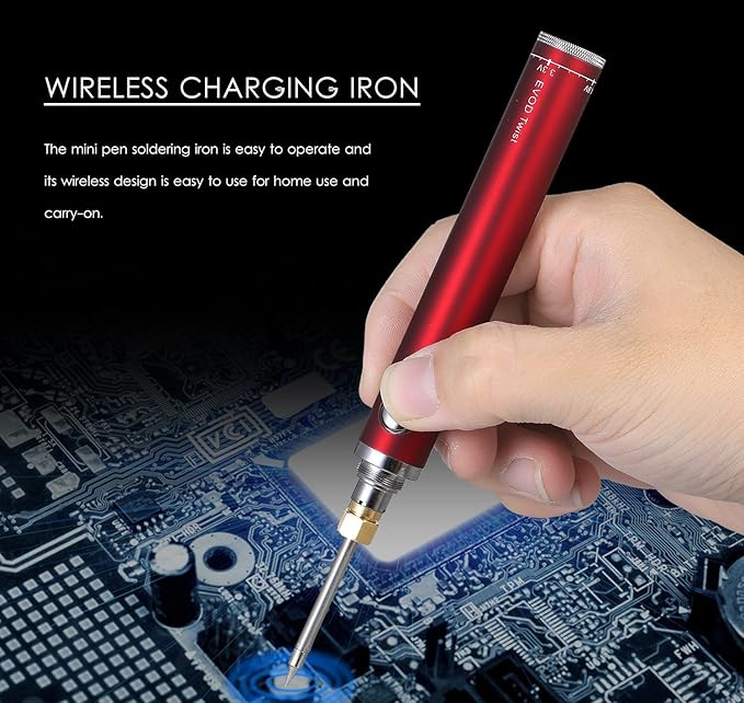 Portable soldering iron, 1100 mAh battery, rechargeable, suitable - Image 6