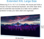 Fantasy Mouse Pad Large Gaming Mousepad Full Desk Computer Pad, 31.5 x 15.7 - Image 2