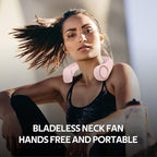 Portable Neck Fan, Hands Free Bladeless Fan, 360° Cooling Personal Fan - Image 4
