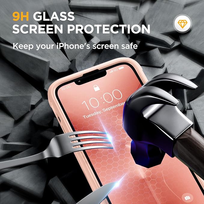 Miracase Magnetic Glass for iPhone 13 Pro Case, Compatible - Image 7