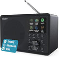 Internet Radio for Home with WiFi and FM | DSP Speaker Perfect for Bedroom by Majority