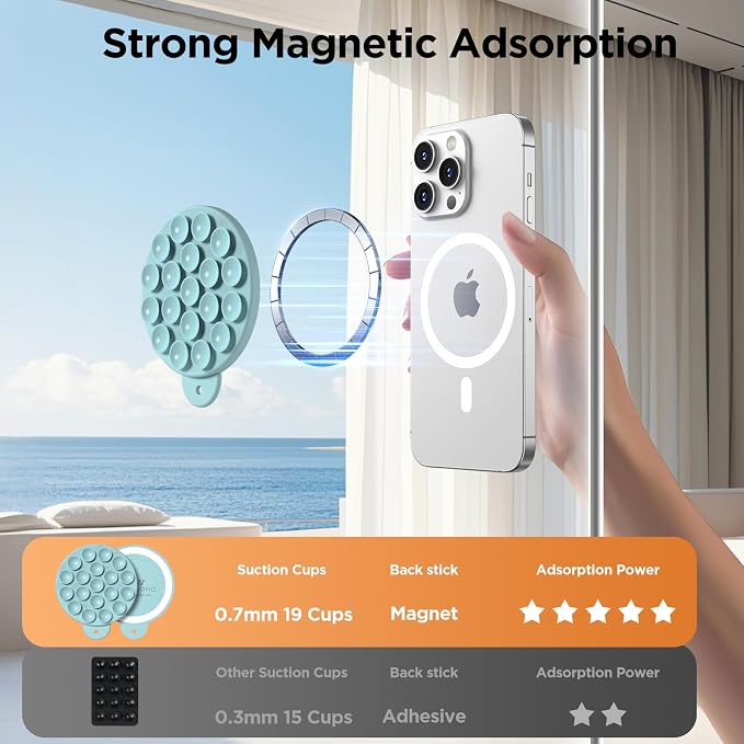 Magnetic Suction Cup Phone Mount - Image 4