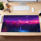 Purple Mouse Pad Pink Desk Mat Gaming Mousepad XXL Computer Pad 31.5 x 15.7 - Image 6