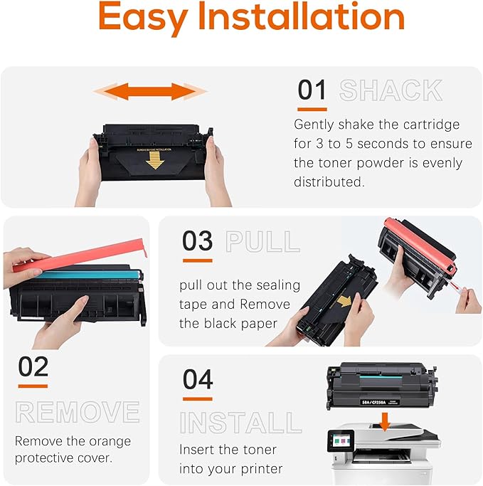 Compatible 58a hp Toner Cartridge Replacement - Image 9