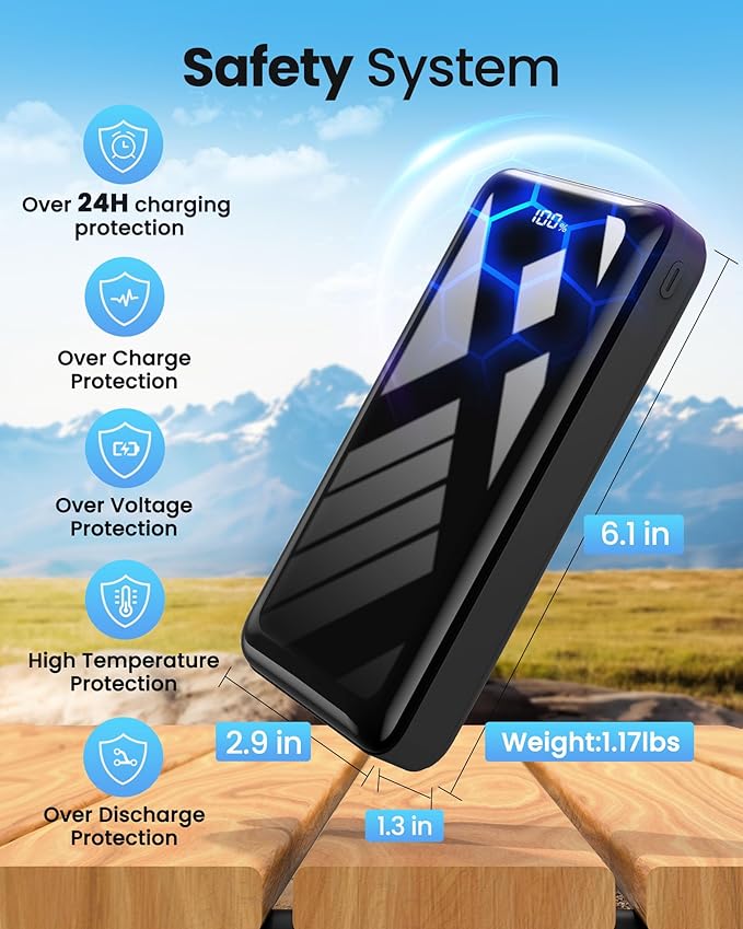 Power Bank 50000mAh 22.5W Fast Charging Portable Charger, USB C Quick Charge - Image 5