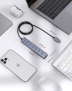 FORIDA USB to USB Hub Long Cable, 8 Ports USB 3.0 Adapter - Image 6