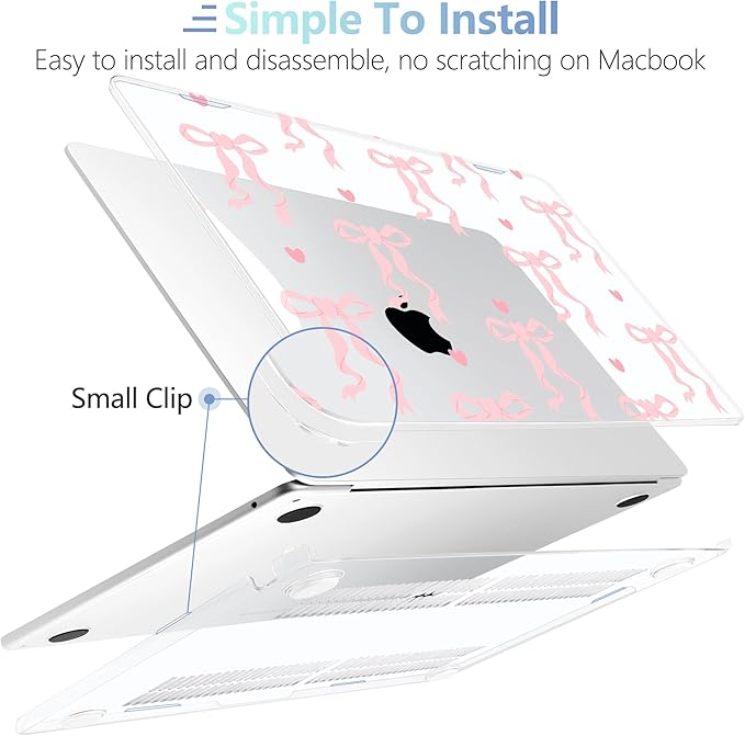 MEEgoodo Case for M4/M3/M2 MacBook Air 13.6 inch Case 2025 2024 2022, Fit Model - Image 5