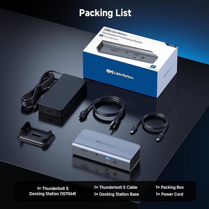 Cable Matters 11-in-1 Thunderbolt 5 Dock - Image 9