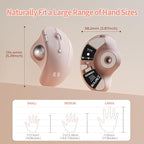 seenda Wireless Trackball Mouse, Rechargeable Multi Devices USB/Bluetooth - Image 6