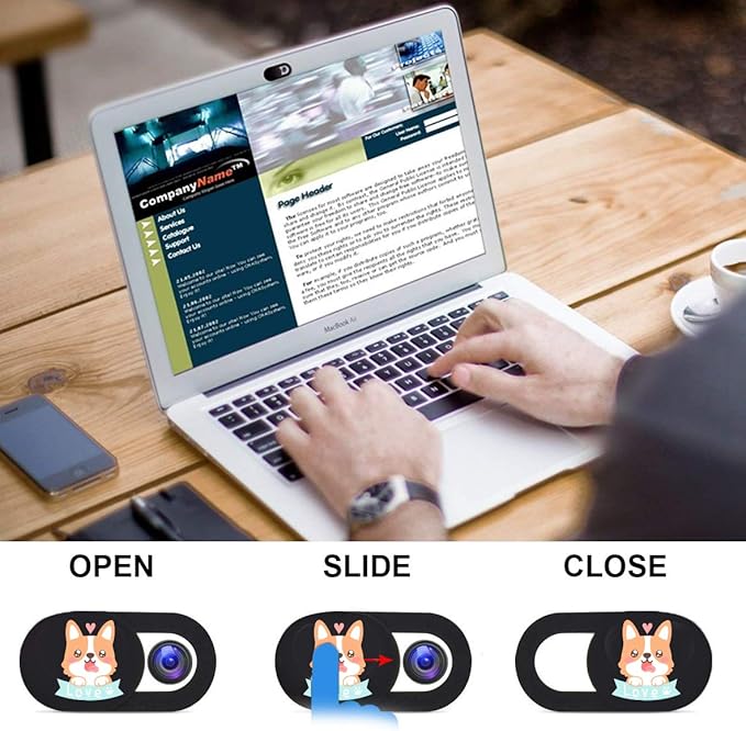Laptop Camera Cover Slide 3 Pack Ultra Thin Slide Computer Webcam Covers - Image 4