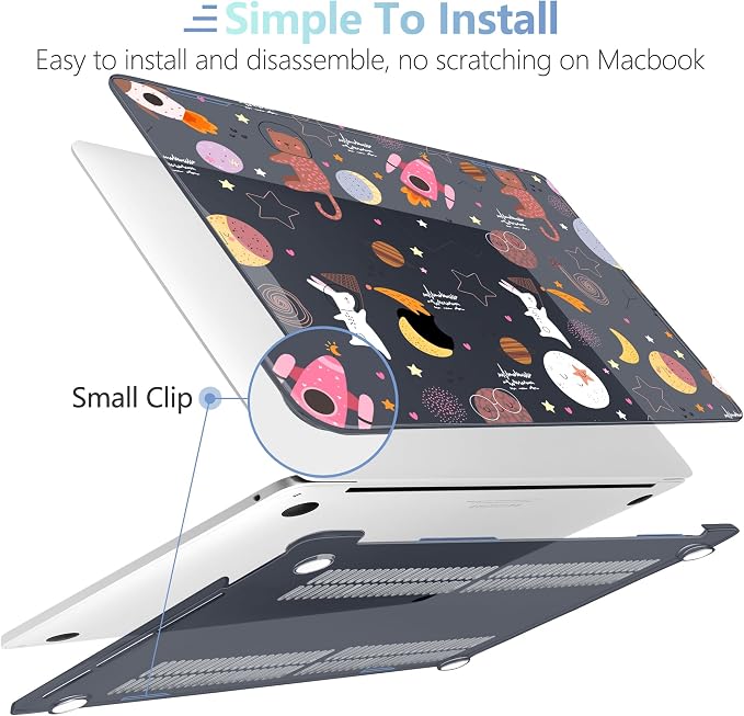MEEgoodo Case for MacBook Pro 13 inch Case 2022 2021 2020 New A2338 M2/M1 A2251 - Image 4