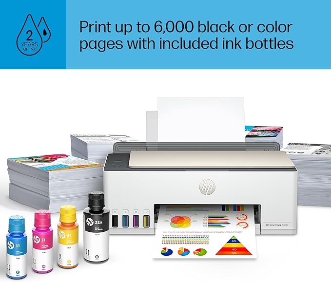 HP Smart Tank 5000 Wireless All-in-One Ink Tank Printer - Image 10