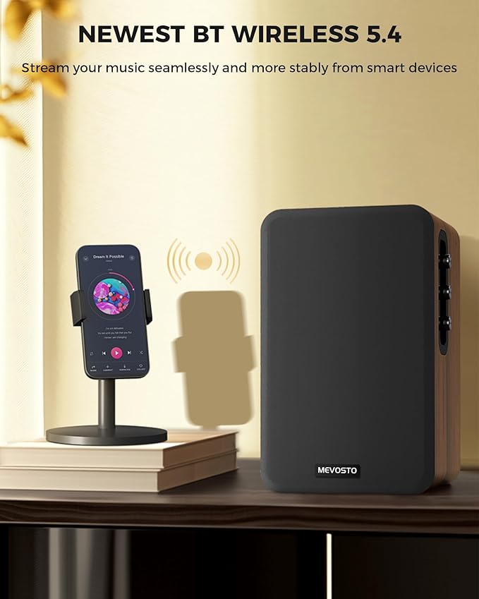 Active Bookshelf Speakers 36W RMS - Image 5