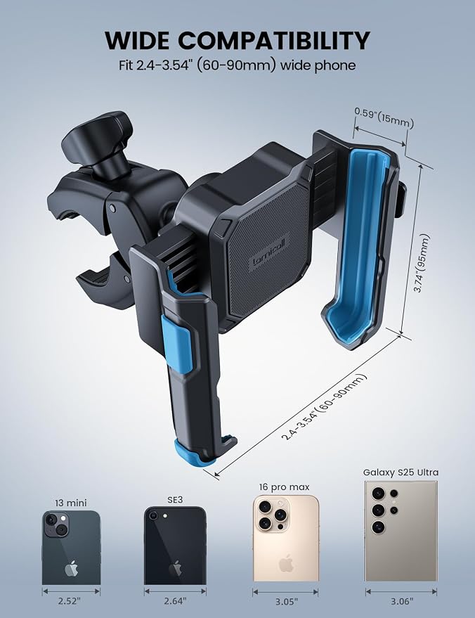 Lamicall Motorcycle Bike Phone Mount - Image 5