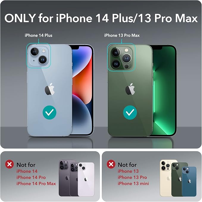 ESR 3 Pack for iPhone 13 Pro Max/iPhone 14 Plus Screen Protector, Tempered - Image 2