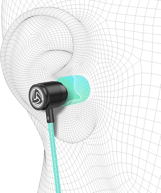 LUDOS Ultra Wired Earbuds in-Ear Headphones, 5 Years Warranty, Earphones - Image 8