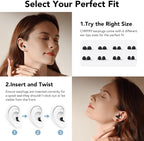 Ear Plugs for Sleeping Noise Cancelling 45dB Concert Earplugs for Noise - Image 5