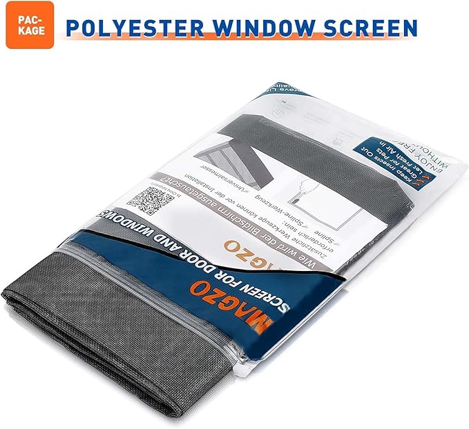MAGZO Window Screen Replacement Mesh 48"W x 99"L - Image 8