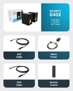Majority Powered Bluetooth Bookshelf Speakers | Studio Monitors Speaker Set | - Image 7