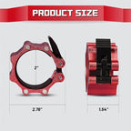 RitFit 2-Inch Magnetic Barbell Collars Locking Clamps - Image 3